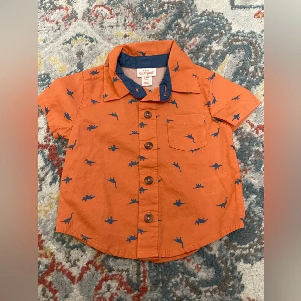 Set of 5 Button Down Shirts 3-6 months
